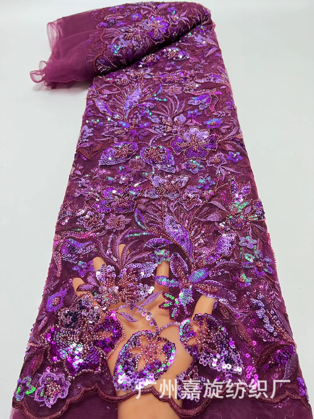 Color africano patrón lentejuelas bordado tela minoría vestido de novia danza moderna tela de moda JX3663 image 9