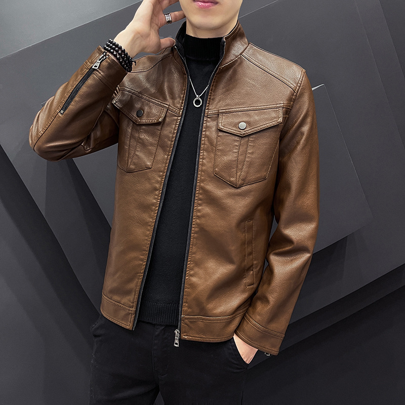 men's polyurethane casual windproof jacket