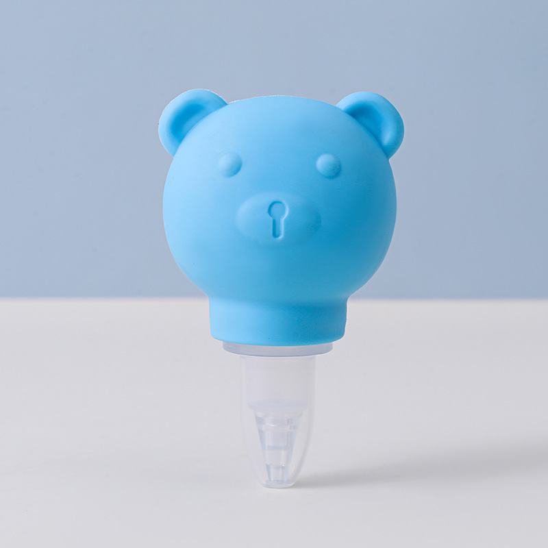 Aspirador Nasal Manual para Bebé de Silicona y PP para Limpieza Nasal