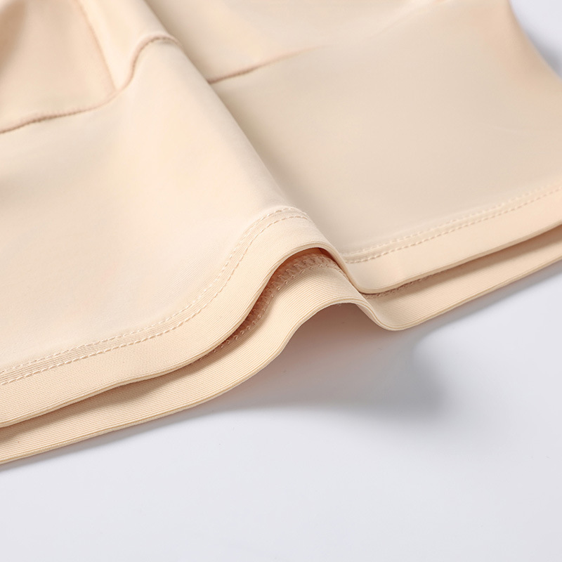 Pantalones leggings grandes de seda de hielo pantalones de seguridad para mujeres de verano delgadas anti-perfil sin marcas no se enrolla en el abdomen pantalones de seda de hielo transpirables