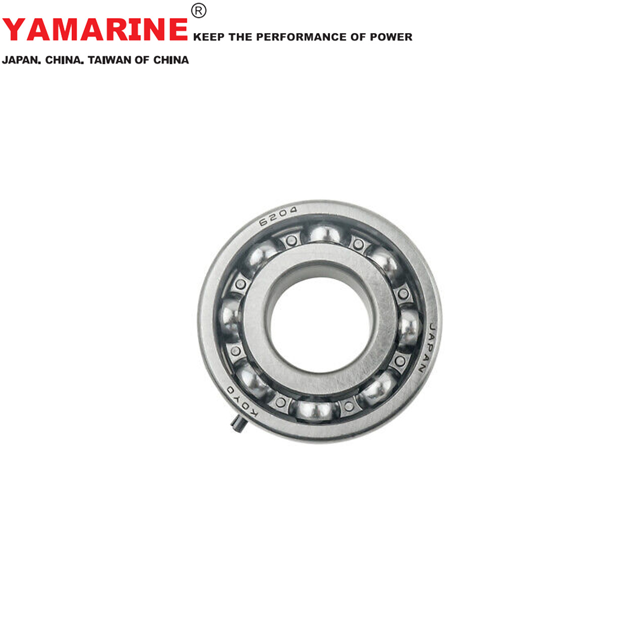 3/8马力 YAMAHA 雅马哈船舷外机轴承 93306-204U0
