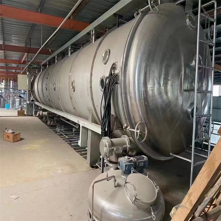 销售二手连续盘式真空干燥机 真空低温固体连续干燥机150平方