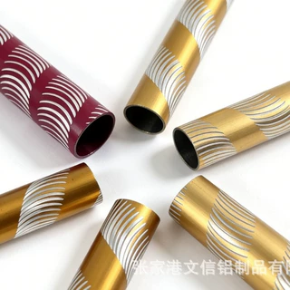 出口铝管 异型圆管 抛光铝合金管 家具圆铝管 异型铝管材阳极氧化