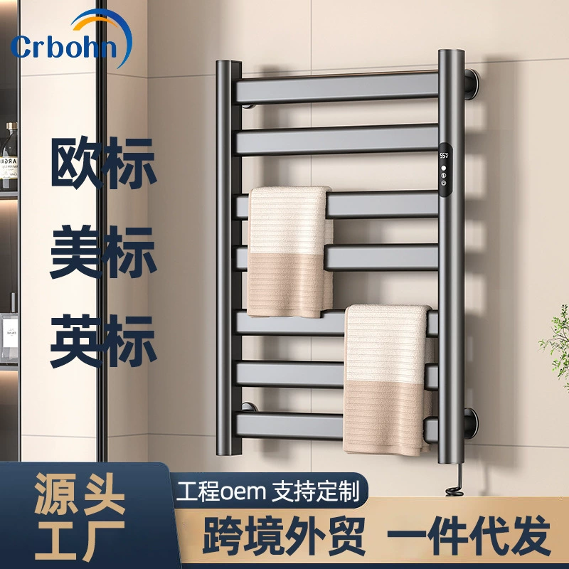 Завод-изготовитель, трансграничная доставка, умная электрическая полотенцесушитель для ванной комнаты, туалета, электрическое отопление, сушка при постоянной температуре, углеродное волокно