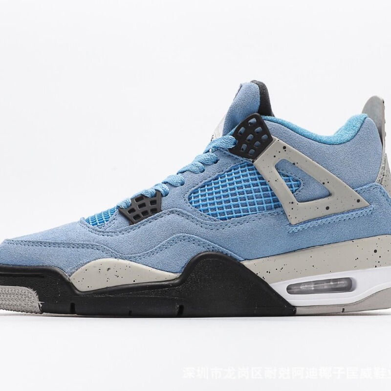 Grey Rabbit aj4 Men's Shoes Electric Mother Women's Shoes White Cement Official Website Flagship Store Midnight Blue Grey Mouse Sports Basketball Shoes