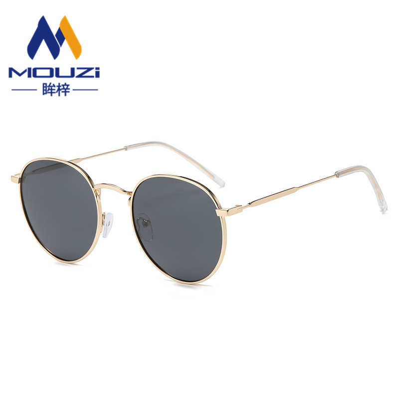 Golden frame black gray film