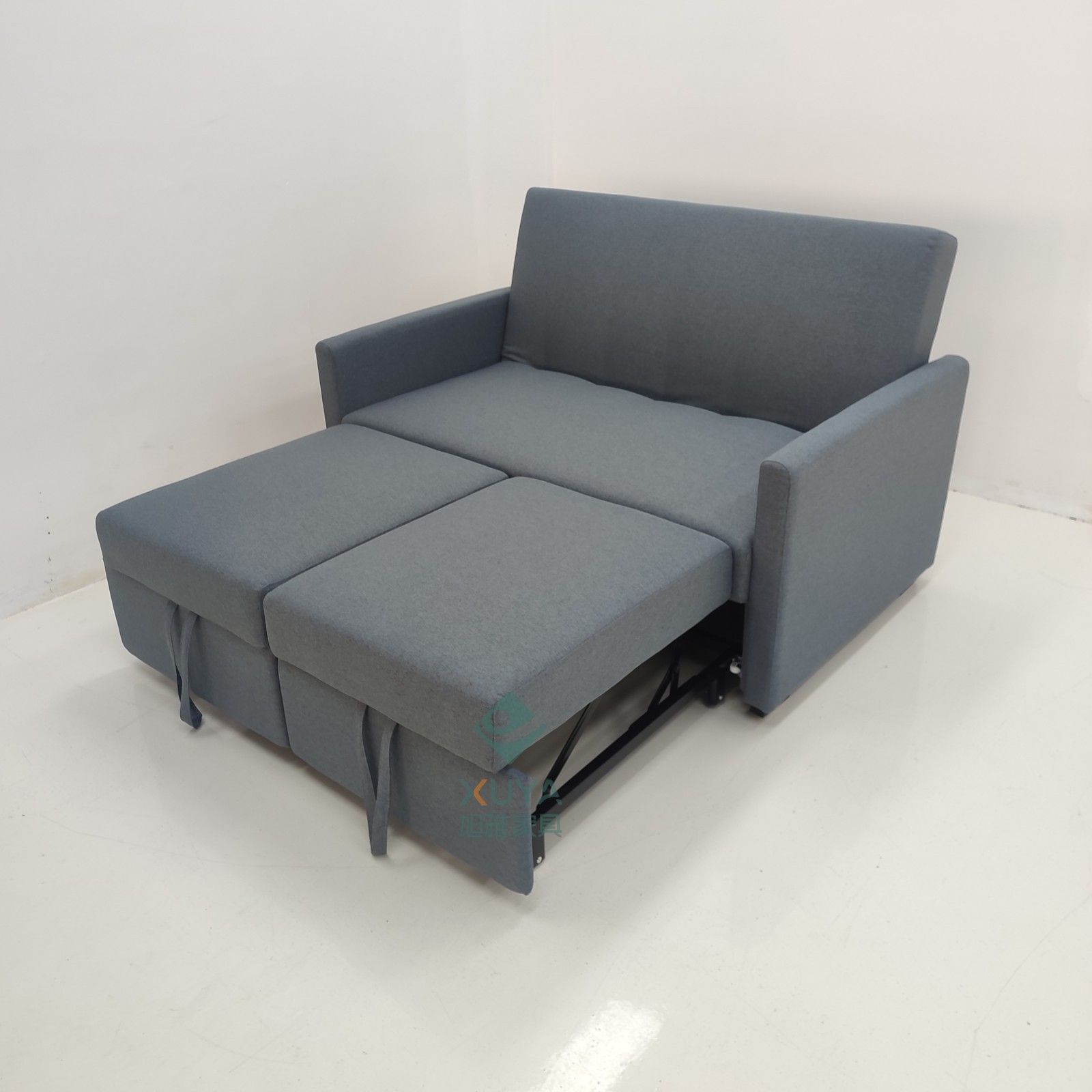 Sofá cama plegable de tres segundos, sofá cama de seda de seda de alta tecnología, sala de estar, apartamento plegable