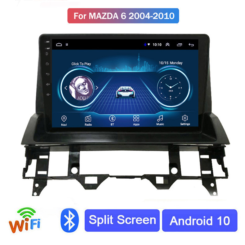 Suitable for foreign trade 02-18 Mazda 6 car multimedia Android navigation machine large screen smart car machine