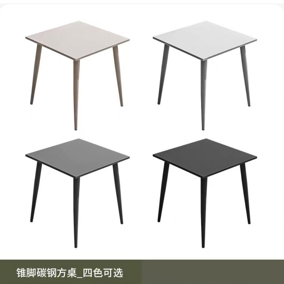 Mesa y silla al aire libre Combo Villa Jardín Nórdica Terraza Mesa Mesa de comedor Silla de comedor de cordón Diseñador de patio Mesa de balcón al aire libre