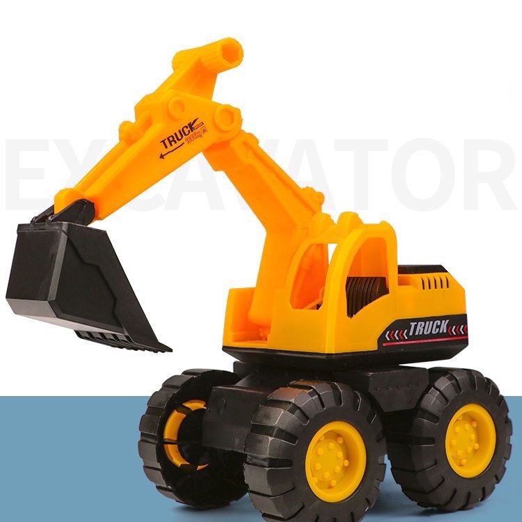 Lote mixto ingeniería deslizante vehículo simulación construcción excavadora modelo de coche niño puesto tienda física suministro juguetes para niños