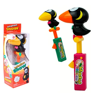 Игрушка-повторюшка с записью голоса птица-говорун сенсорная