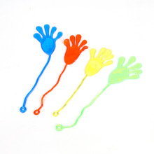 80怀旧玩具创意整蛊爬墙发泄小手trp软胶弹性小粘手伸缩粘性玩具