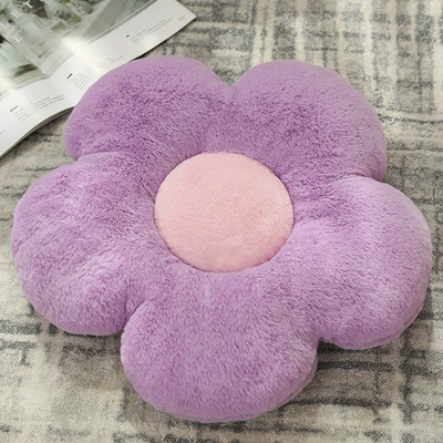 Oyuncaq yastıqlar — plush pillow seat cushion rabbit - gentle-purple-35cm