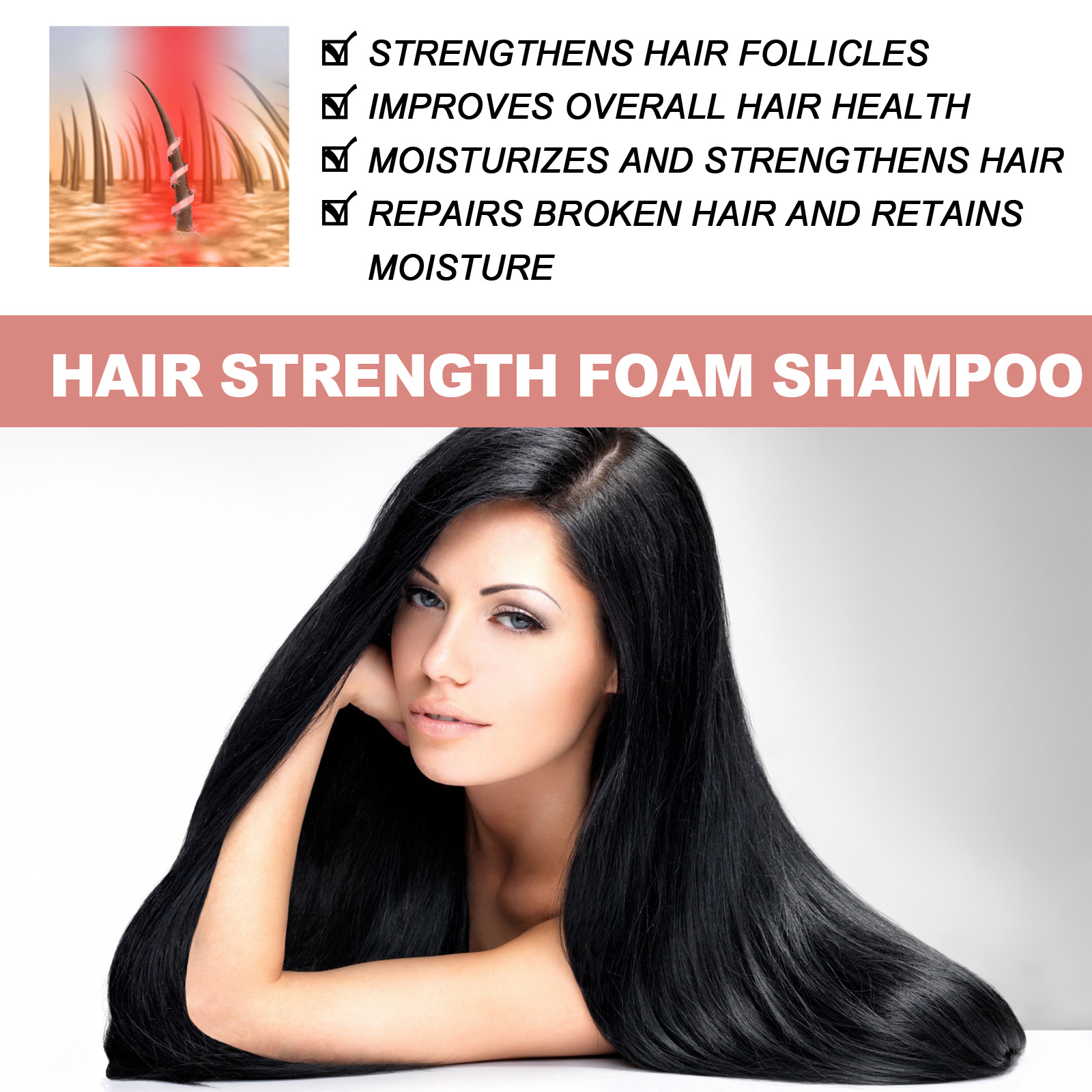 Anping EELHOE Dense Bottle Denso, forte e resistente Cura del cuoio capelluto riparatore, antigoccia, liquido per massaggio alla radice dei capelli fisso,_voghion.com