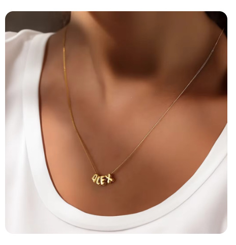 DIY Jewelry Accessories Classification 1 Piece 10*10mm 304 Stainless Steel Copper Letter DIY Jewelry Accessories Beads Chain
