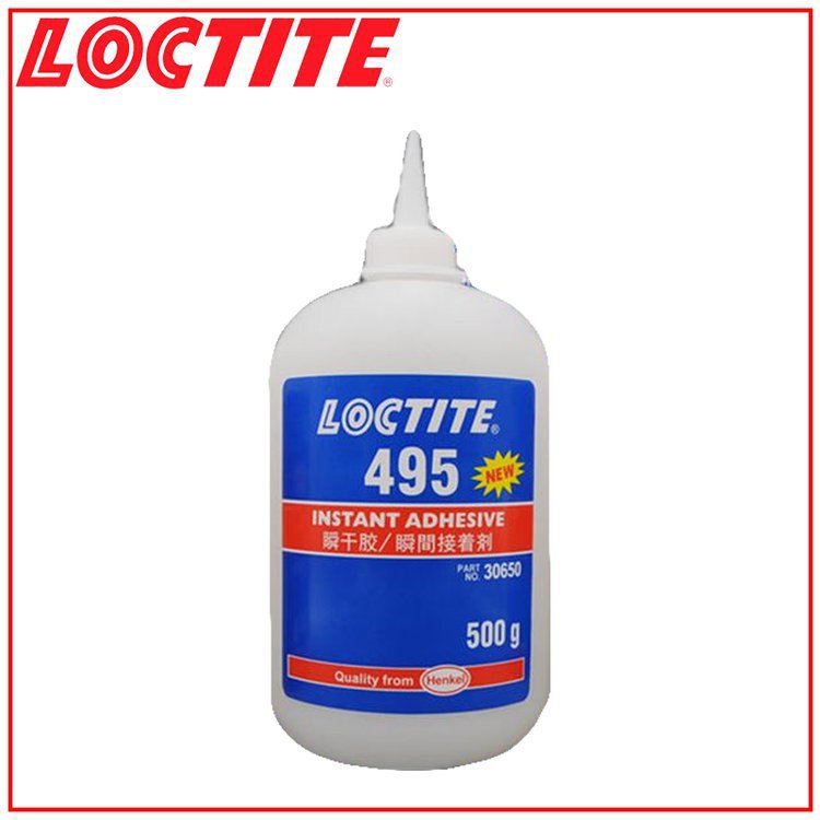 汉高乐泰 LOCTITE 瞬干胶 495 透明无色 500g/瓶 M00001355