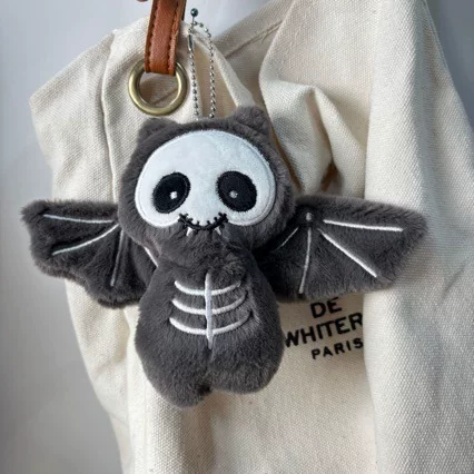 Cross-Border Halloween Cartoon Devil Bat Cute Plush Toy Doll Backpack Pendant Keychain