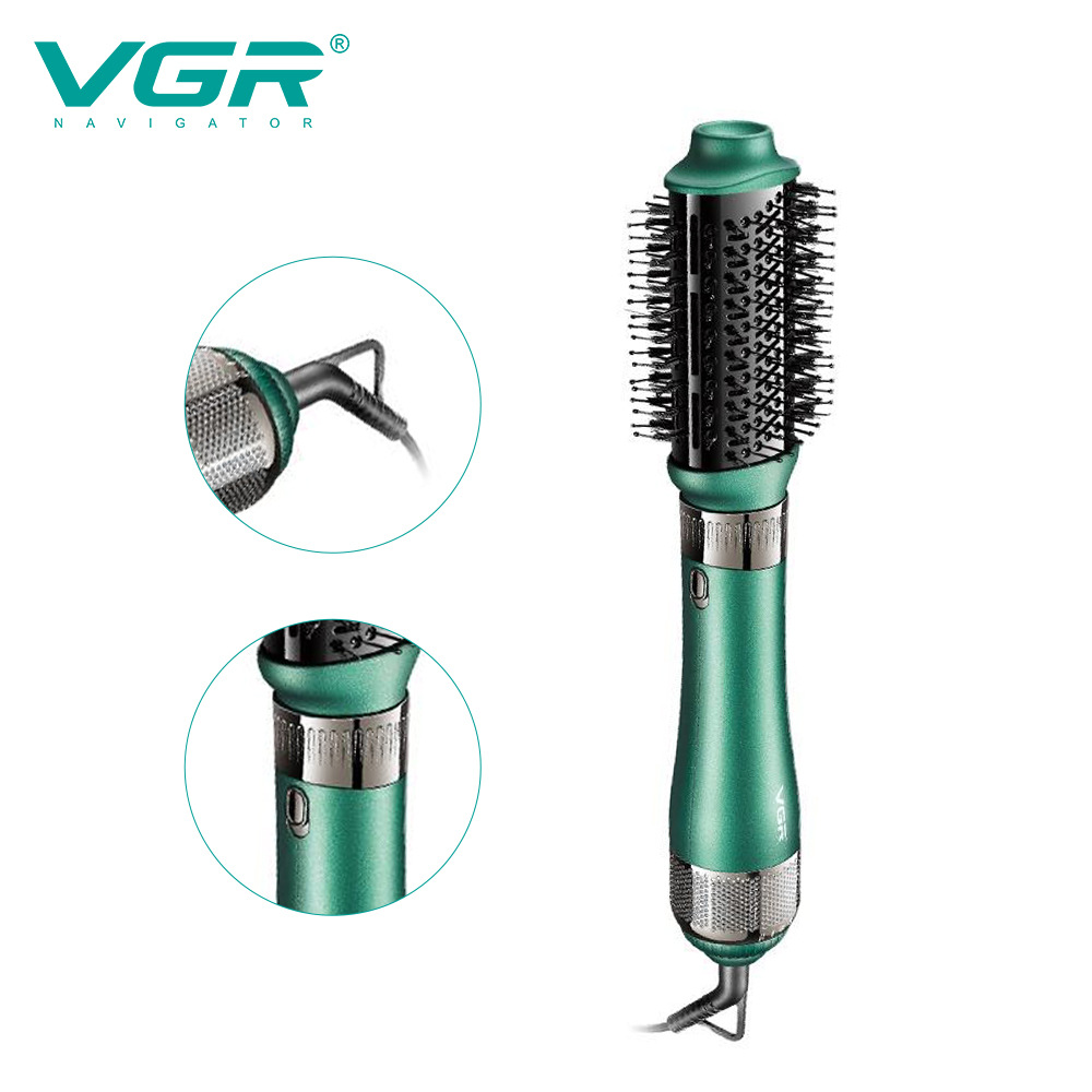 VGR493 Cross -border new Supreme One Ms. Roll Comb Multi -function, Wet and Wet Double -Use Hot Wind Consolidation Larger 2