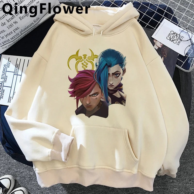 Arcane Jinx Hoodies Male Overseas Setwear Men Hoody Sweatsh