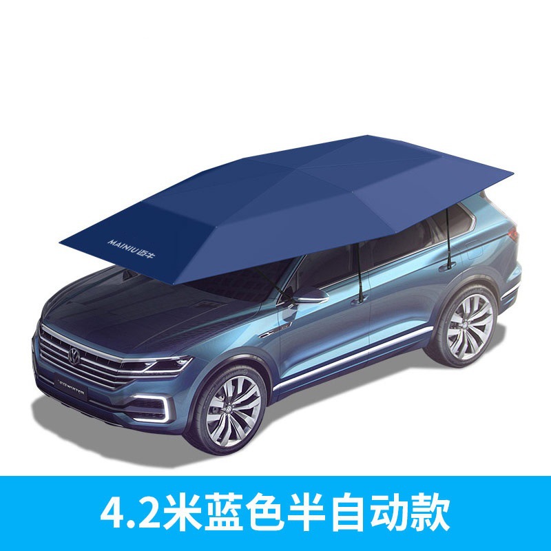 Fábrica directa sombrillas de automóviles techo automático control remoto plegable automóvil SUV para sombrillas móviles aislamiento térmico