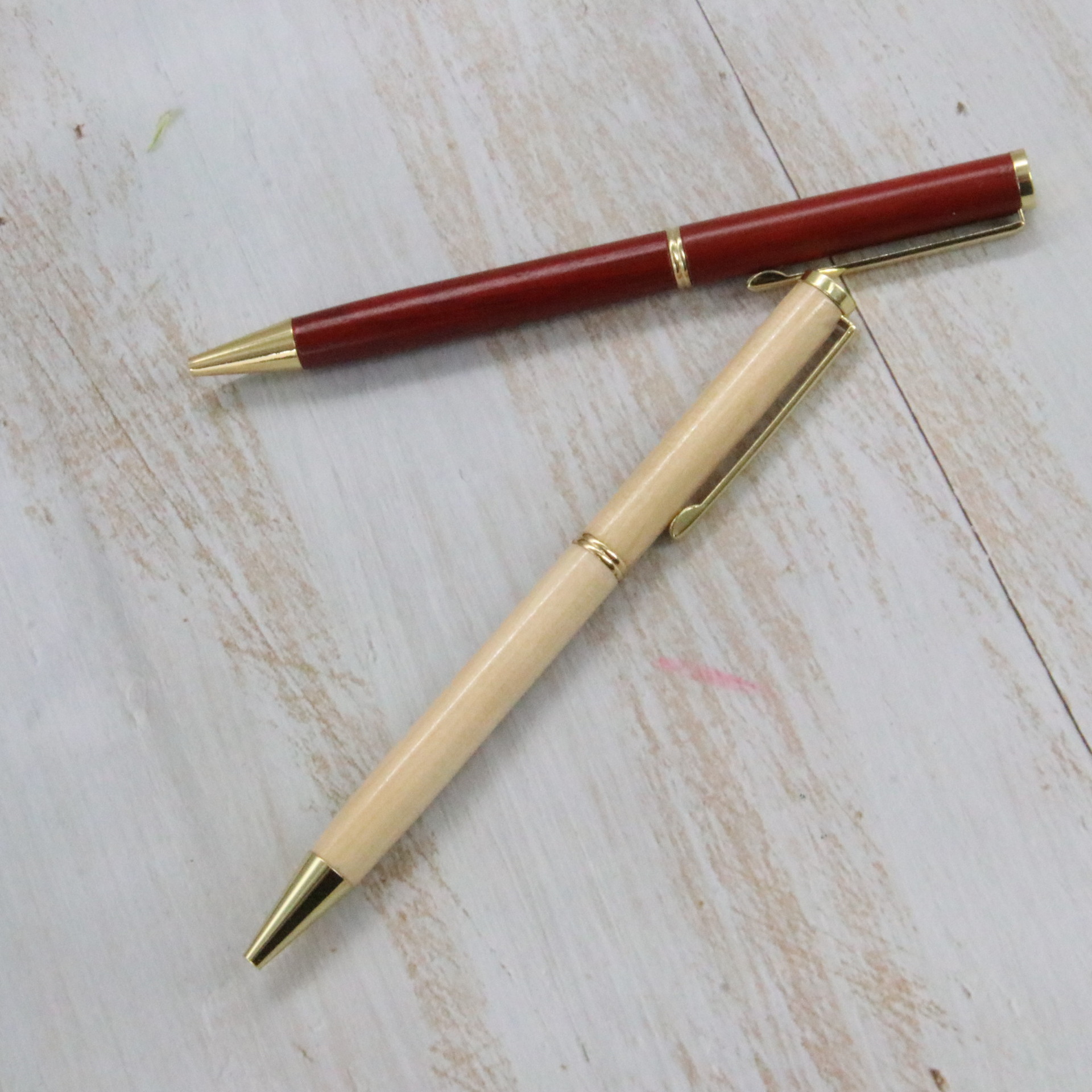 Lápiz de madera de bambú lápiz de madera accesorios metálicos lápiz giratorio lápiz de aceite logotipo láser papelería al por mayor