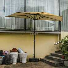 8EC2防雨靠墙半边伞半圆户外遮阳伞墙壁伞花园阳台侧边伞庭院伞太