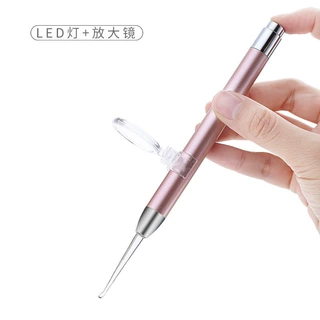 现货发光耳勺工具带灯可视耳挖儿童挖耳勺洁耳器掏耳勺批发