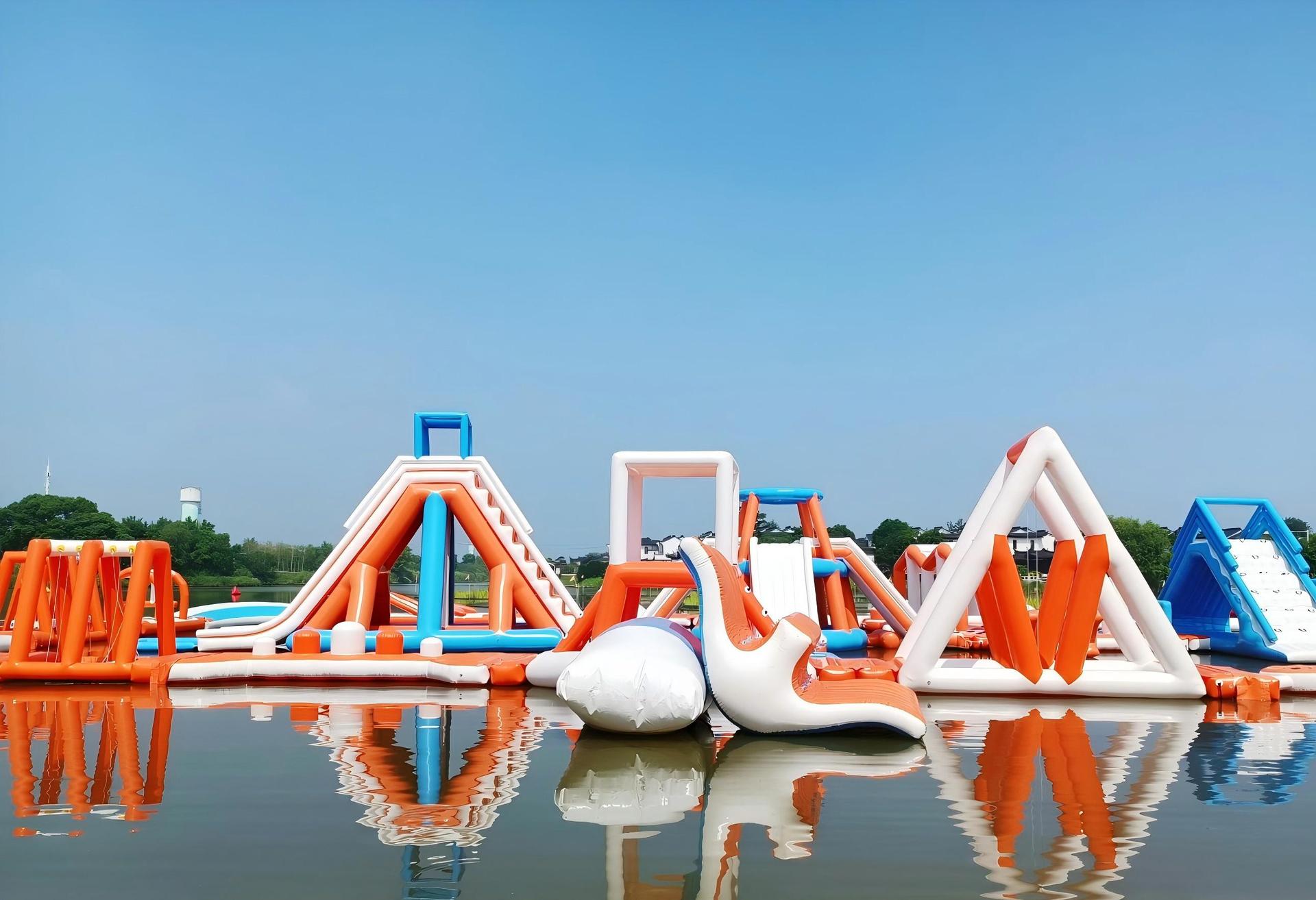 Agua inflable, castillos inflables, accesorios, juguetes para niños personalizados, inflables, al aire libre, gran lago, agua, agua, agua