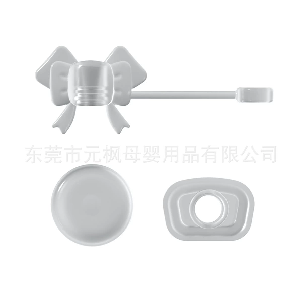 Transparent set with bow