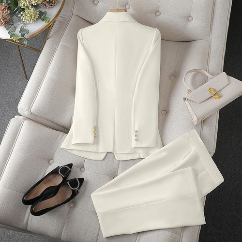 Professional small suit suit for women with high-quality two-piece 2026 autumn new slim business casual suit and coat