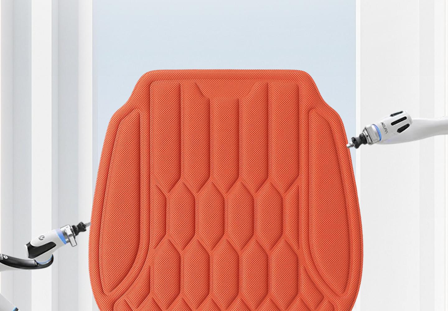 3D One-Piece Molded Car Seat Cushion, No Installation Required, Non-Slip Latex Cotton Cushion, Breathable Single-Piece Car Seat Cushion for Office Chair