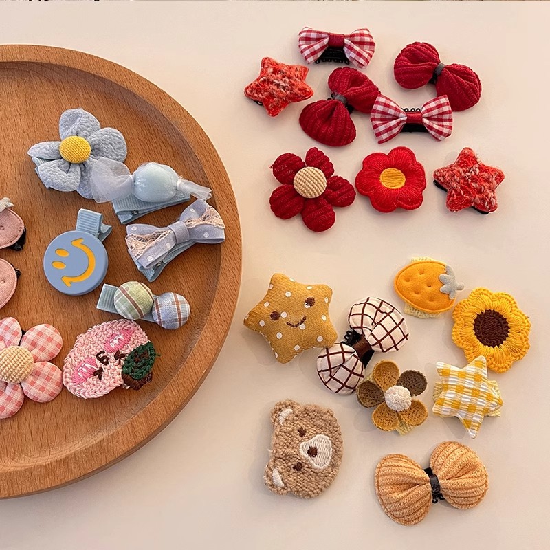 Pequeño cabello del bebé pequeño cabello fetal roto clip de cabello mujer lindo bebé tarjeta de cabello sudor niños no lesionar clip de cabello frangeo tocado