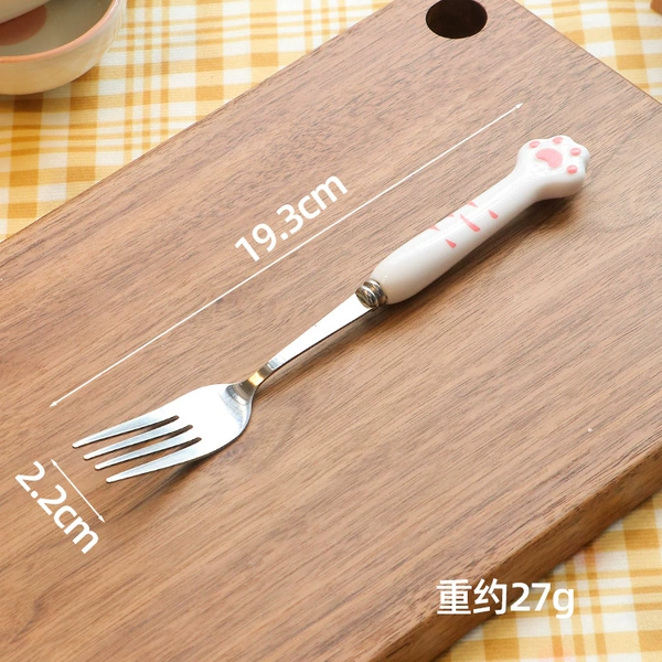 Dedicated cat paw single fork (powder)