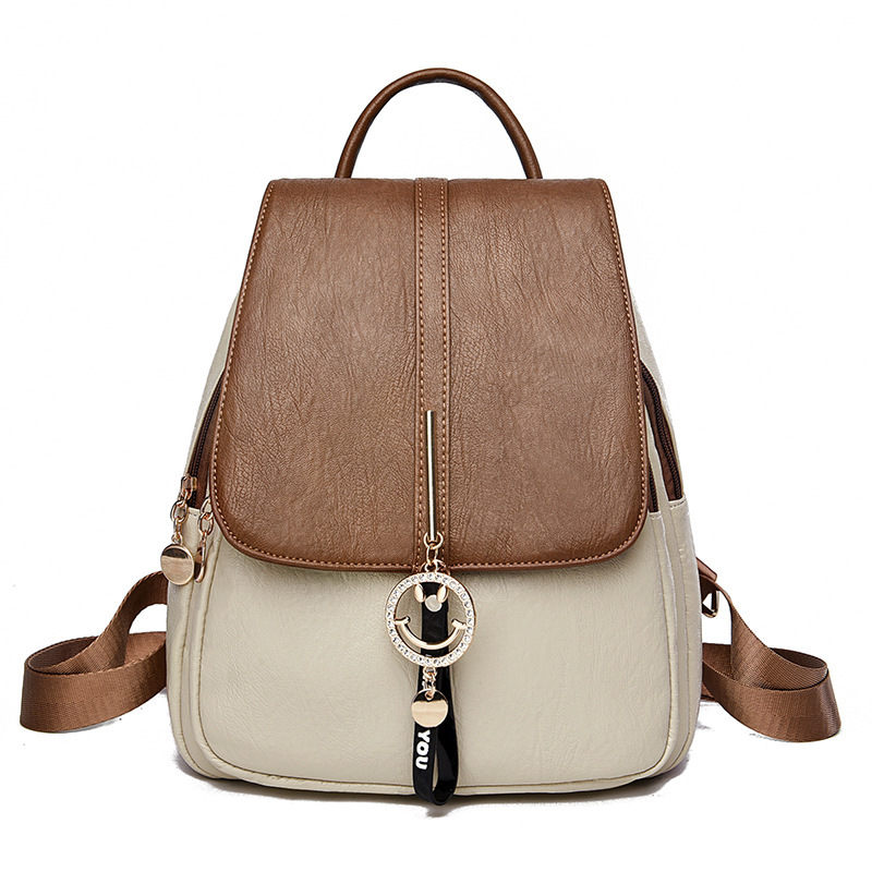 Mochila femenina 2025 nueva universidad de gran capacidad, ligera, sencilla, elegante mochila escolar, mochila de viaje para niñas de viaje