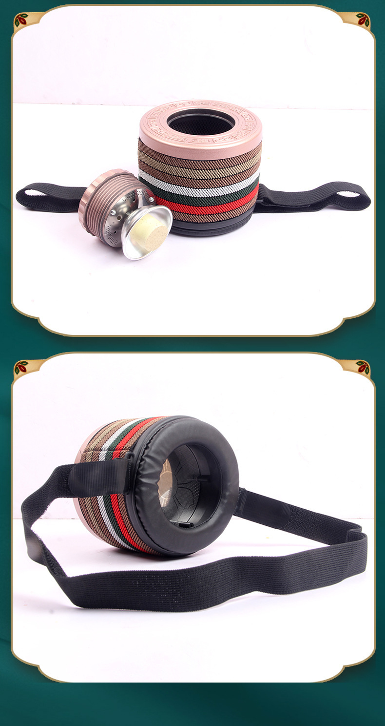 Portable Smokeless Moxibustion Box for Waist and Abdomen Warming Therapy with Adjustable Temperature Home Use in use