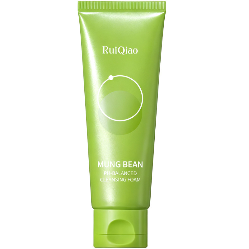 Shake sonido explosivo, limpiador de frijol verde, limpiador de espuma de aceite de control de calidad, limpiador de espuma facial para mujeres y hombres.