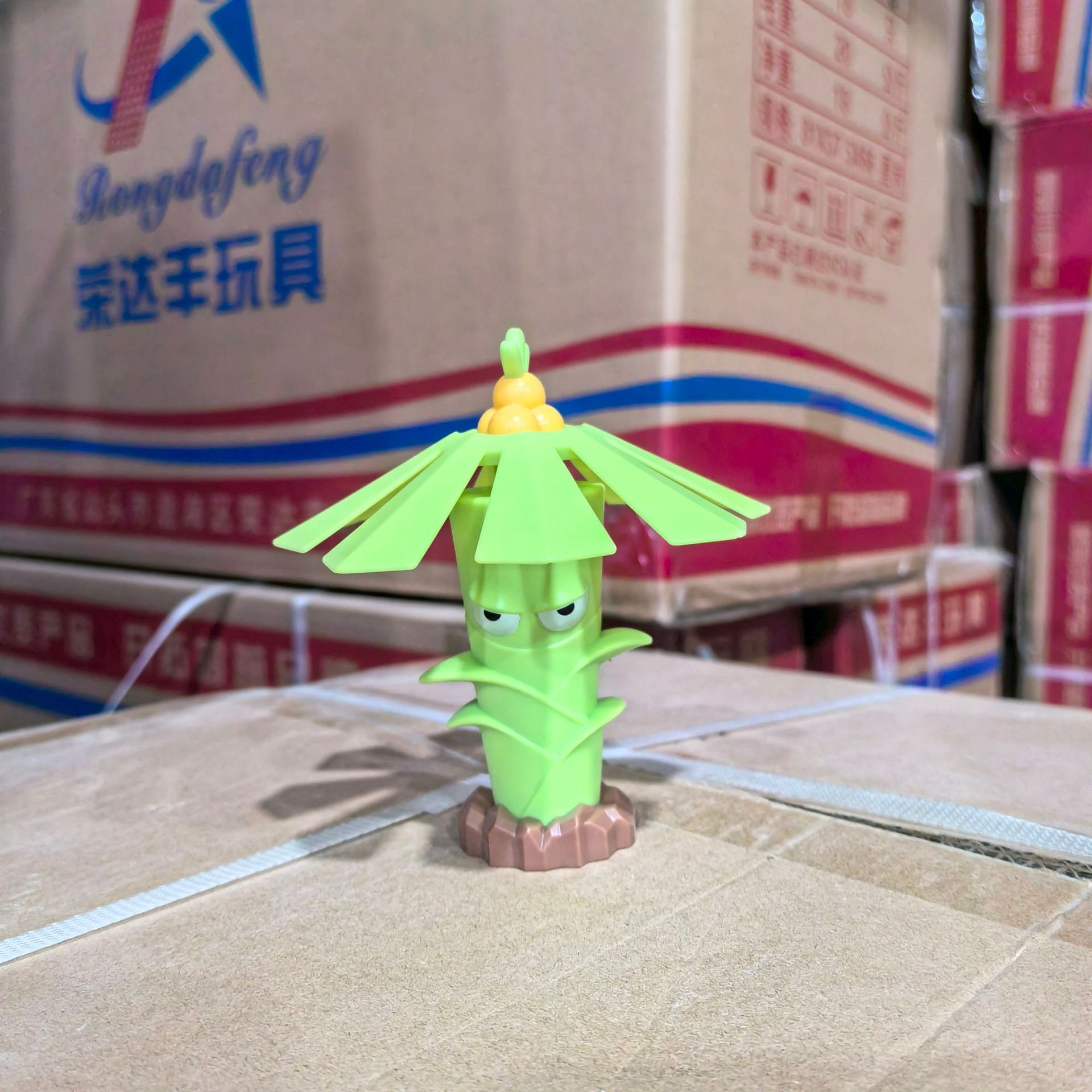 Plants vs. Zombies mecánicos genuinos a granel Gatling Pea Shooter catapulta vinilo juguete malvado dragón pequeño fantasma