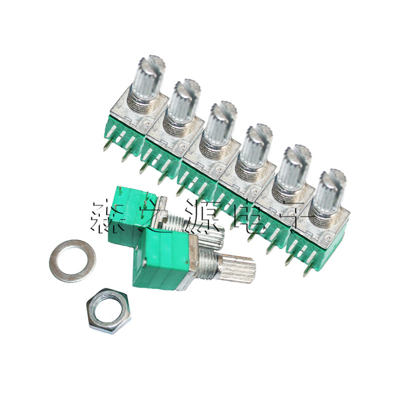 5脚 RV097NS 带开关单联音响功放电位器 B10K