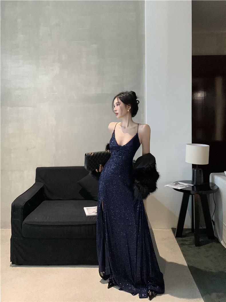 V-neck Sling Dress - Image 2