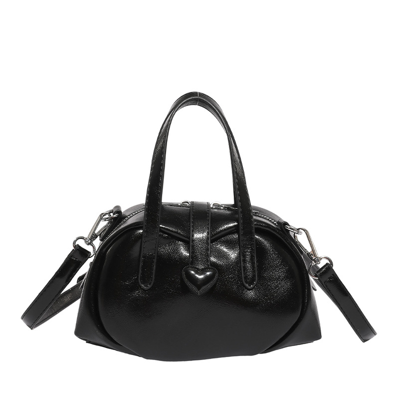 Versión coreana del bolso de nicho 2025 verano nuevo bolso femenino lindo amor bolso de hombro personalidad contraste color bolso de mensajero marea