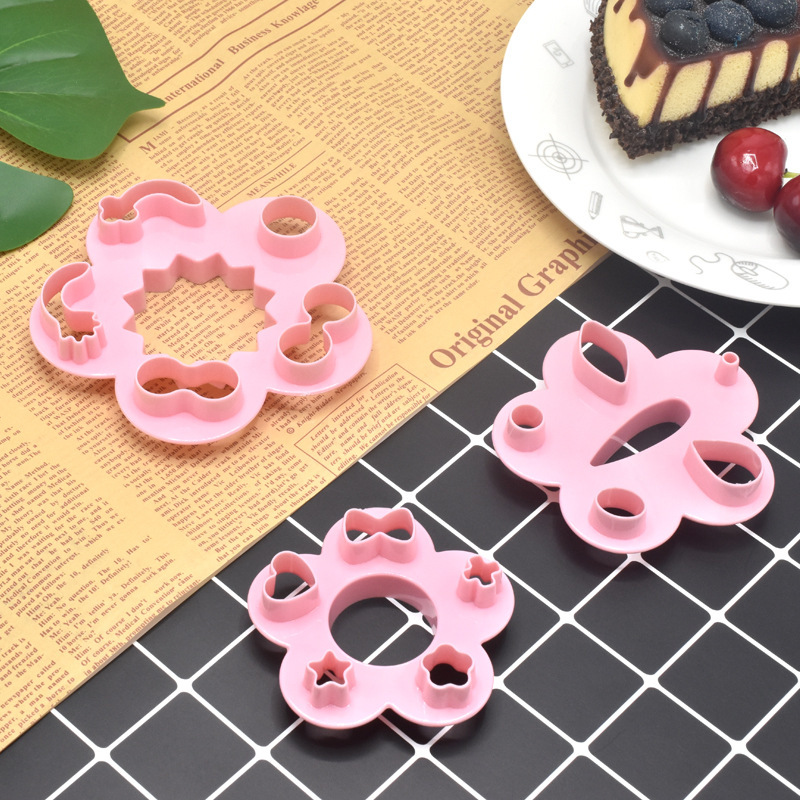 スポット黄色透明シミュレーション弁当装飾金型梨リンゴ形状顔変更ウズラの卵 DIY おにぎり金型|undefined