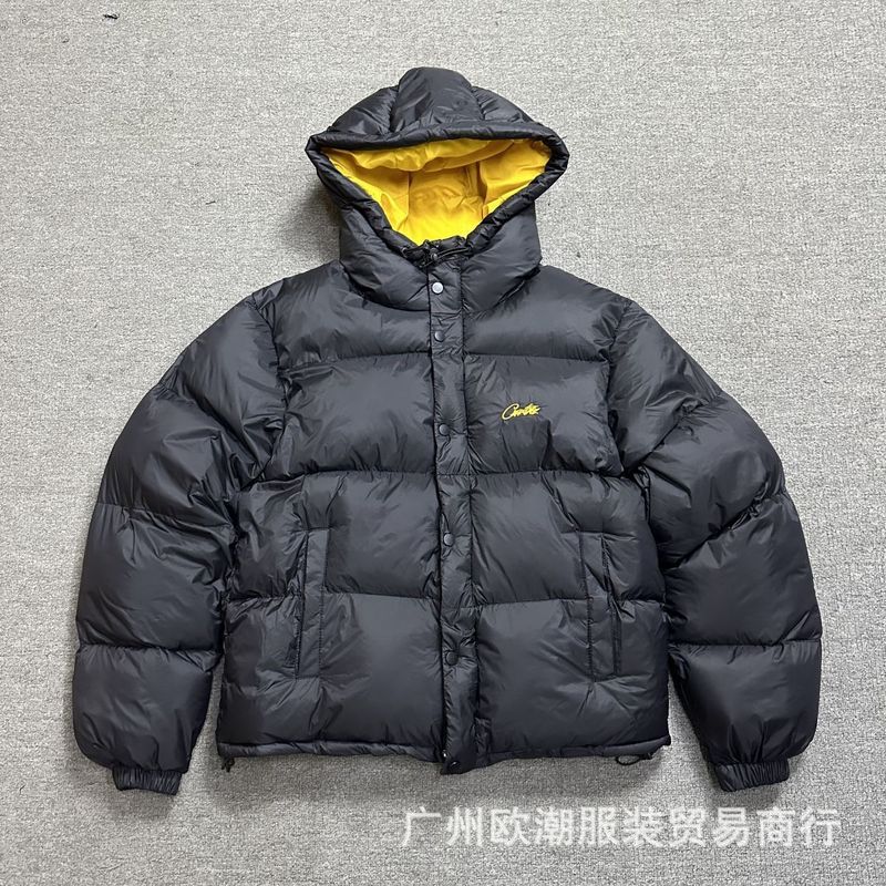 跨境美式cort刺绣恶魔岛棉服男女秋冬季ins高街棉衣连帽外套冬季|undefined