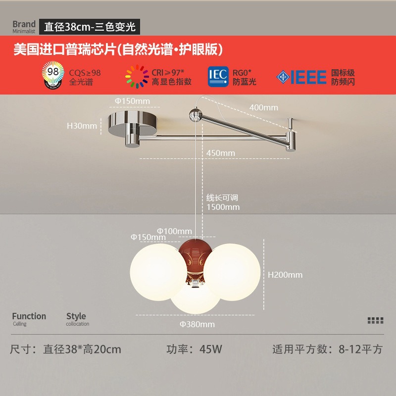 Candelabro de restaurante Lámparas de bar de comedor modernas y sencillas 2024 nuevas lámparas colgantes de restaurante de tira creativa nórdica