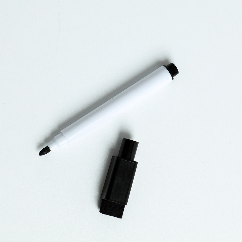 Marcador negro del color del traje de la pluma del whiteboard de los niños de 8 colores con la pluma borrable a base de agua magnética del whiteboard del cepillo