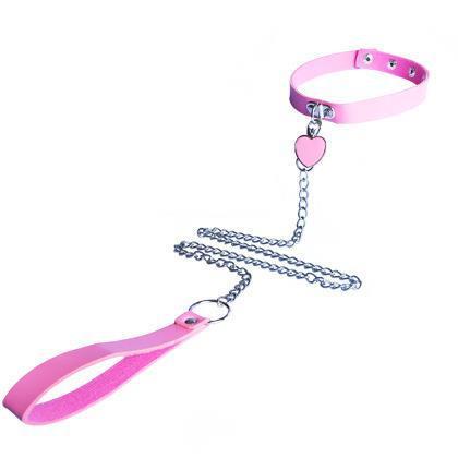 Adult SM dog chain collar, female slave training, male and female SM dog slave traction rope, neck collar, neck ring, alternative sex toy