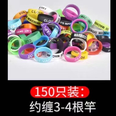 Cinturón que absorbe el sudor caña de pescar mango de bobinado con anillo de rejilla forzado mango de anillo antideslizante de silicona cinturón de bobinado varilla de mano cubierta de la manija pegamento de mano resistente a las caídas