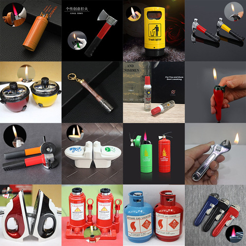 Collection of creative new and unique inflatable lighters