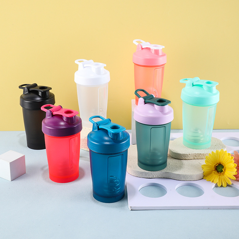 Internet Celebrity Fitness Shaker Cup Protein Powder Mixing Milkshake Plastic Portable Fitness Plastic Cup Sports Water Cup