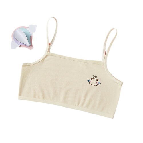Camisole vest for female students in their developmental period 12-16 years old girls underwear older children junior high school girls suspender bra