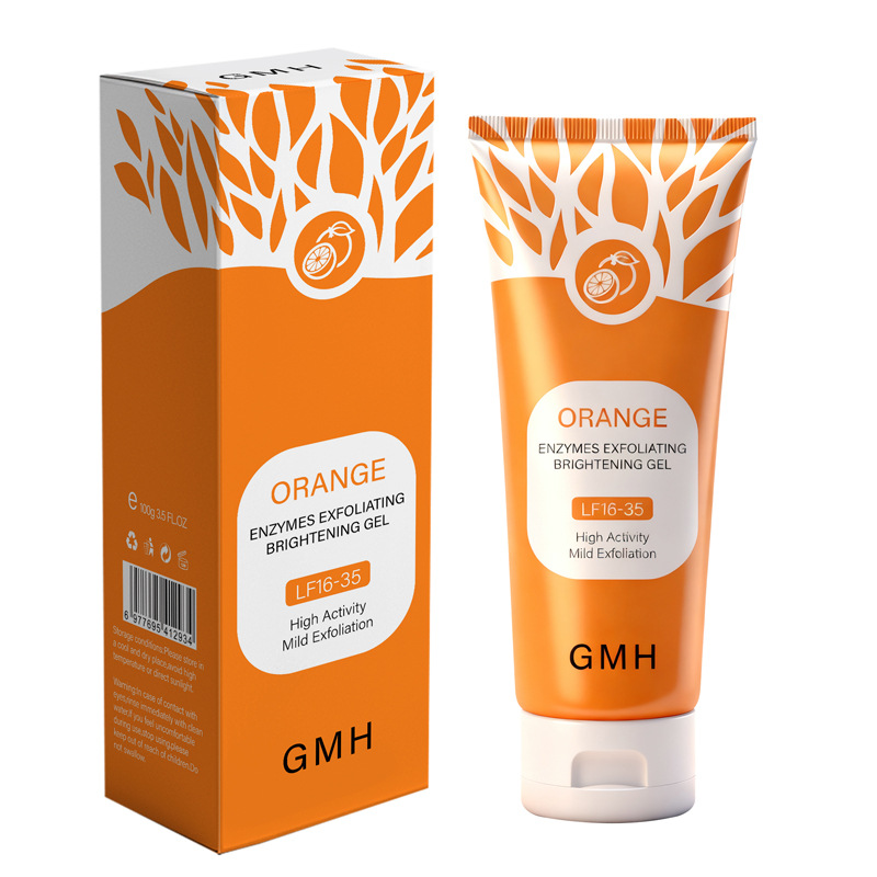 Gel Exfoliante Facial de Naranja 100g Limpiador Facial para Rostro